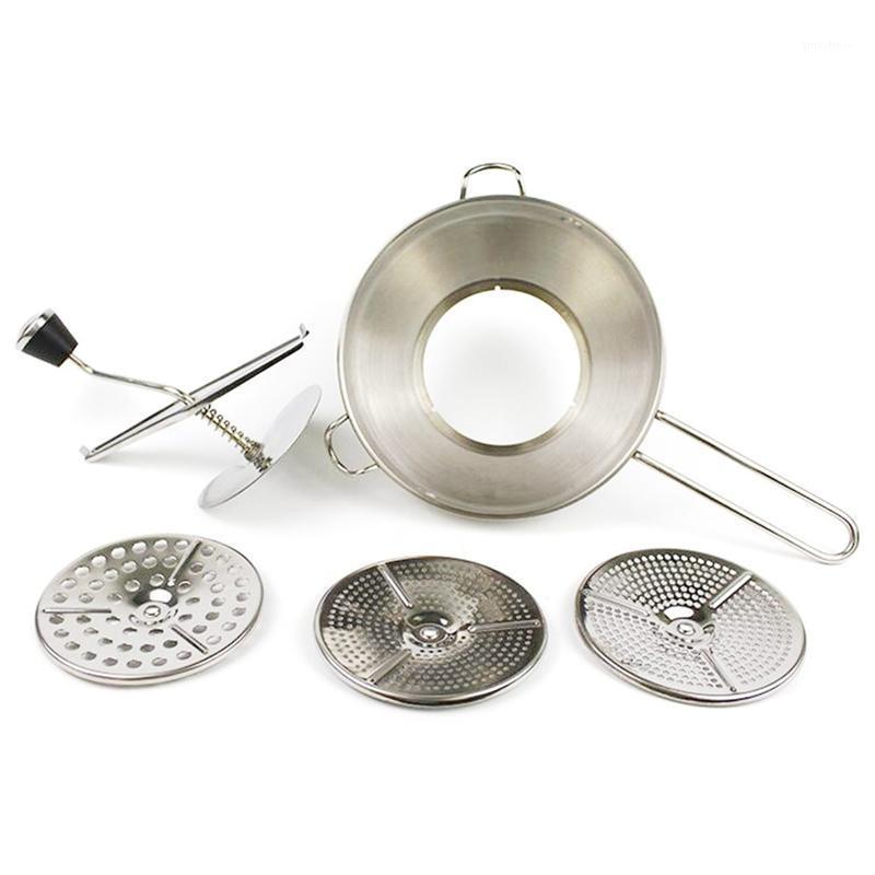 

Stainless Steel Manual Grinding Machine Baby Vegetable Fruit Jam Potato Crushing Grinder1
