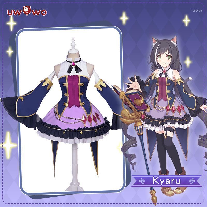 

Anime Costumes UWOWO Game Princess Connect! Re:Dive Kyaru/Kiruya Momochi Dress Cosplay Costume1