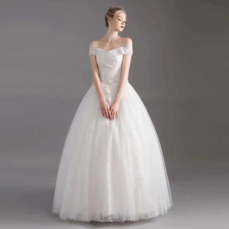 

2021 New Novia Dressed As Longue From a Bride's Wedding Lab Party Dress to Be Undefined *1087*elegant Robe* CEKZ, Ivory white