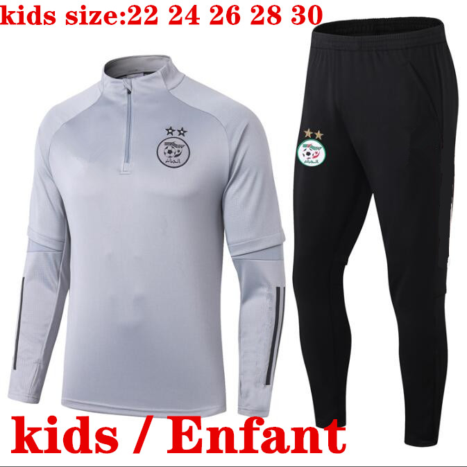 

2020 2021 Algeria kids soccer tracksuit survetement 20 21 algeria enfant football tracksuit maillot foot jogging training suit Sweater