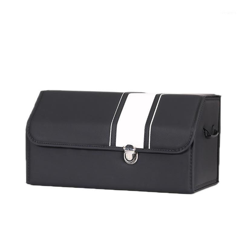 

Foldable Car Trunk Organizer Box Storage Bag PU Leather Auto Trash Tool Bag Large Cargo Stowing Tidying Car Accessories1