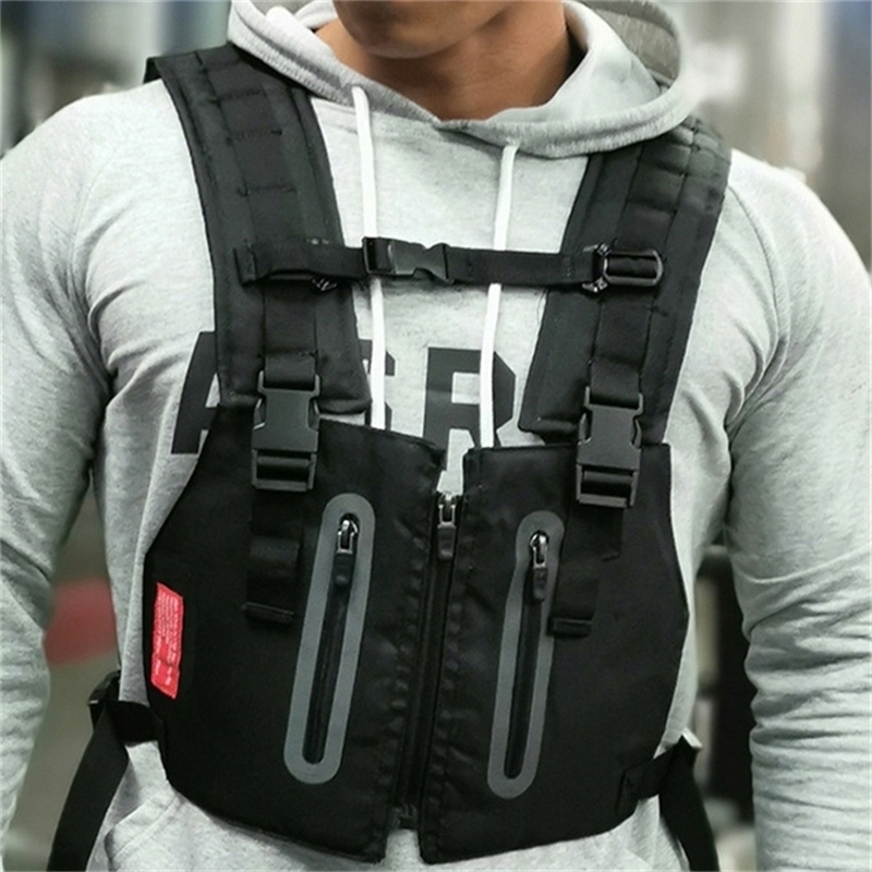 

Airsoft Fashion Tactical Vest Hunting Military Cycling Vest Combat Cs Top Jacket Outdoor Gym Clothing Sportswear Workout Running 201214, Black