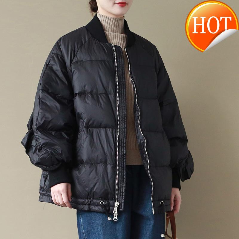 

Down Korean Style Jackets for Women Winter Coat Woman Parkas Female Jackets and Coats Women Clothes Chaquetas Para Mujer WPY1023, Black