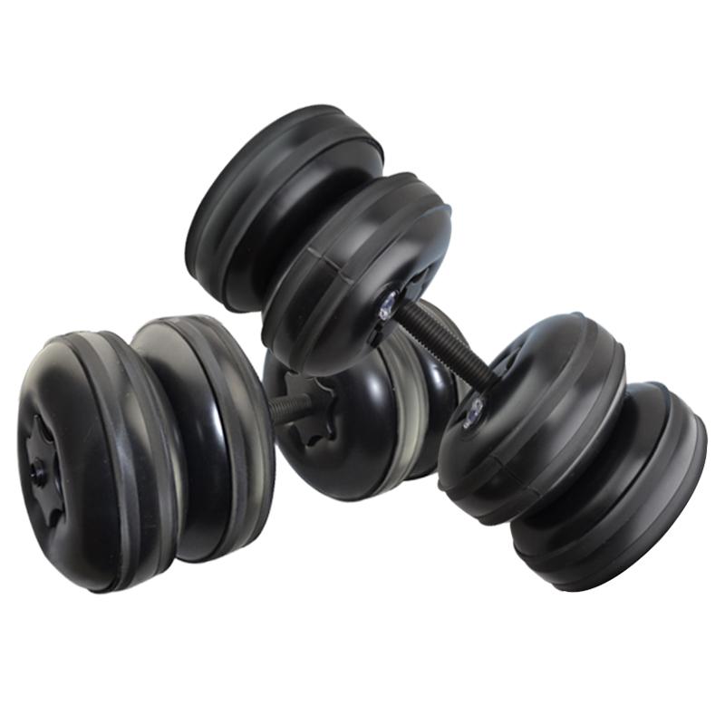 

Adjustable dumbbell 1108 weight lifting 30-35 kg Water Filled Dumbbells Portable PVC Fitness Equipment Dumbbell Set 66 lb