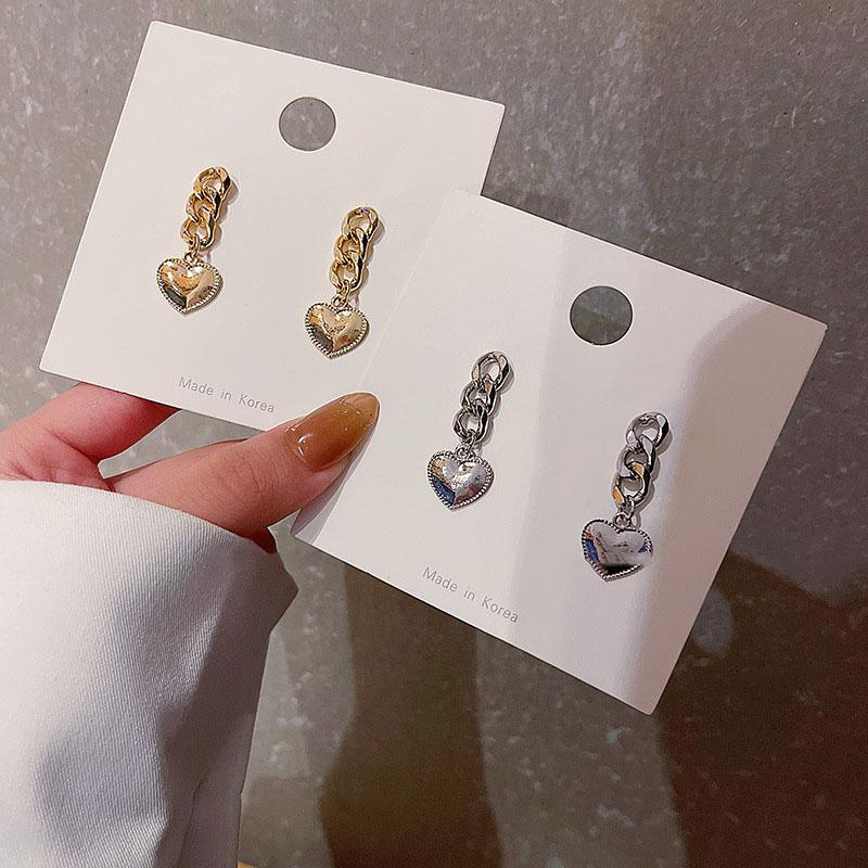 

New Korean Metal Chain Dangle Tassel Earrings Fashion For Women Elegant Geometric Long Line Pendientes Girls Jewelry