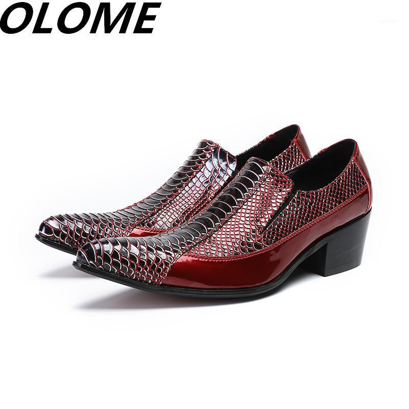 

Mens shoes high heels genuine leather snakeskin pointy toe business office oxford shoes for men wedding party italian male shoe1, As picture