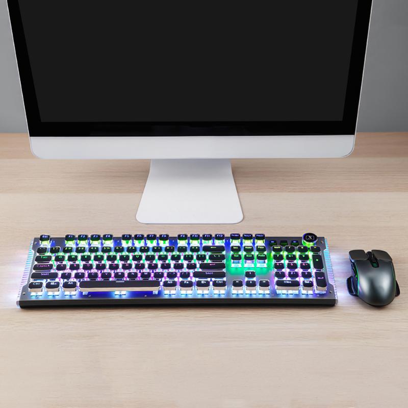 

LED Luminous Gaming Keyboard Mouse Combos USB Wired Gamer Kit Backlight Waterproof Multi-Media Keyboard And Mouse Set For PC