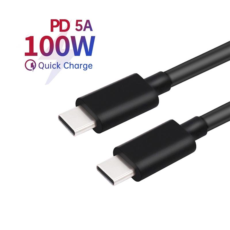 

Type C to Type C PD 100W 5A PD Fast Charging USB C cable for all kinds of smart phone fast charging cable
