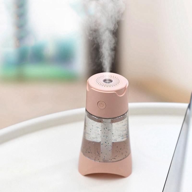 

Hot Sale 300ML USB Cat Air Humidifier Ultrasonic Humidifier with LED Light Mini USB Fan for Home Office1