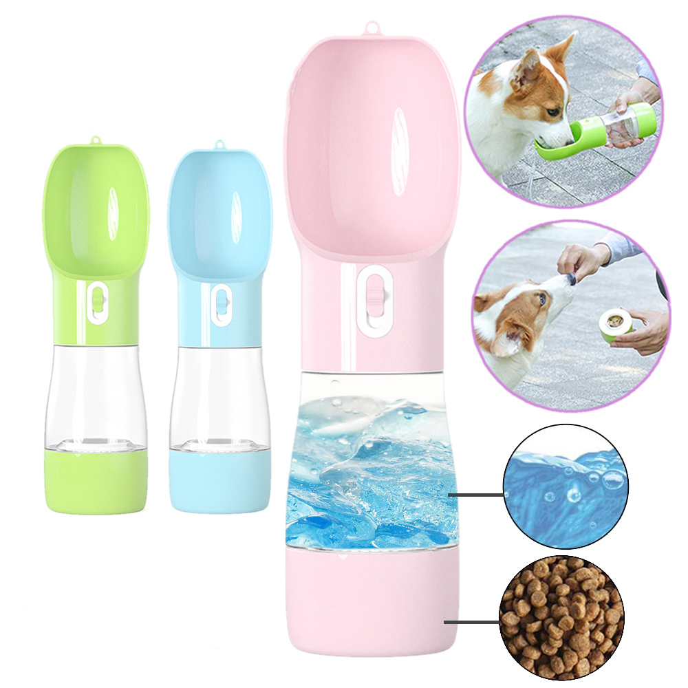 

Multifunction Pet Feeder Portable Dog Water Bottle Outdoor Travel Cat Feeding Drinking Bowl Puppy Food Water Dispenser