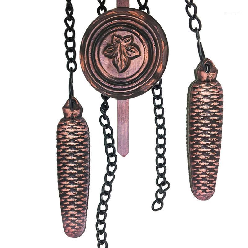 

Newly Cuckoo Wall Clock Vintage Art Swing Hanging Handcraft for Home Restaurant Living Room TE8891