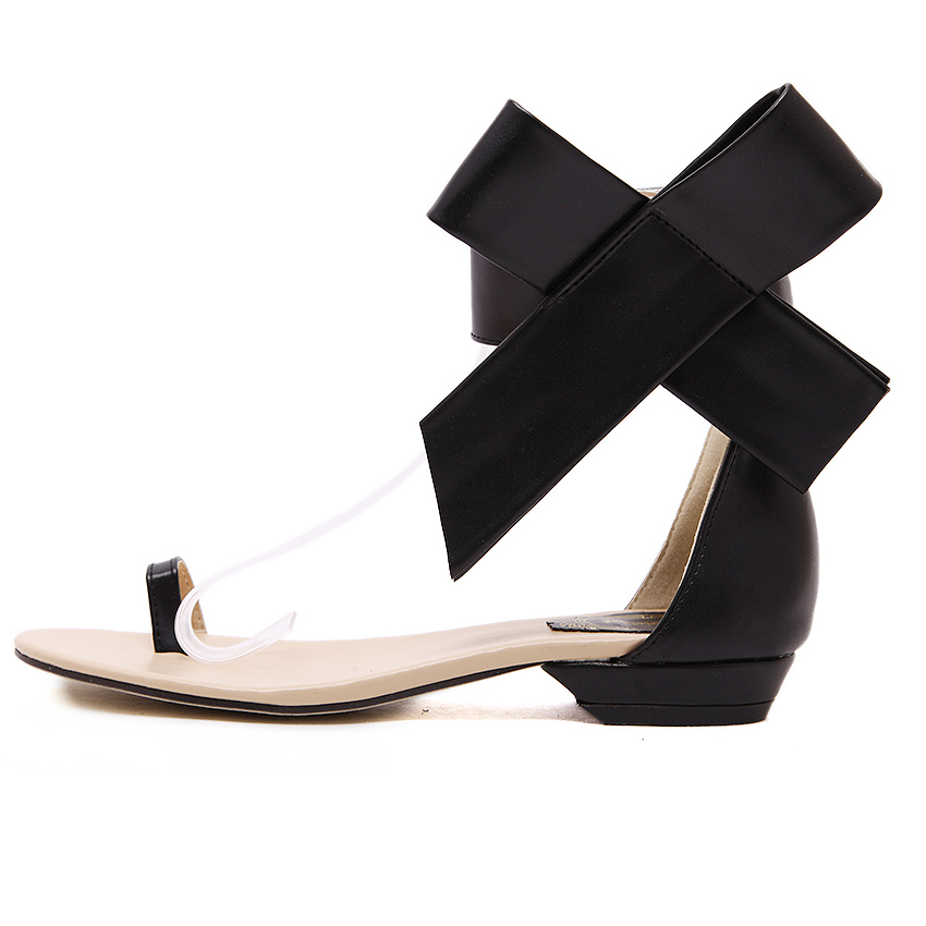 

2020 Sandalys Will Women's See Sandals... Big Bow with Strapped Ankle... Heel under Toe Open... Black, Red... Woman's Luxury Shoes 8j9t, The picture