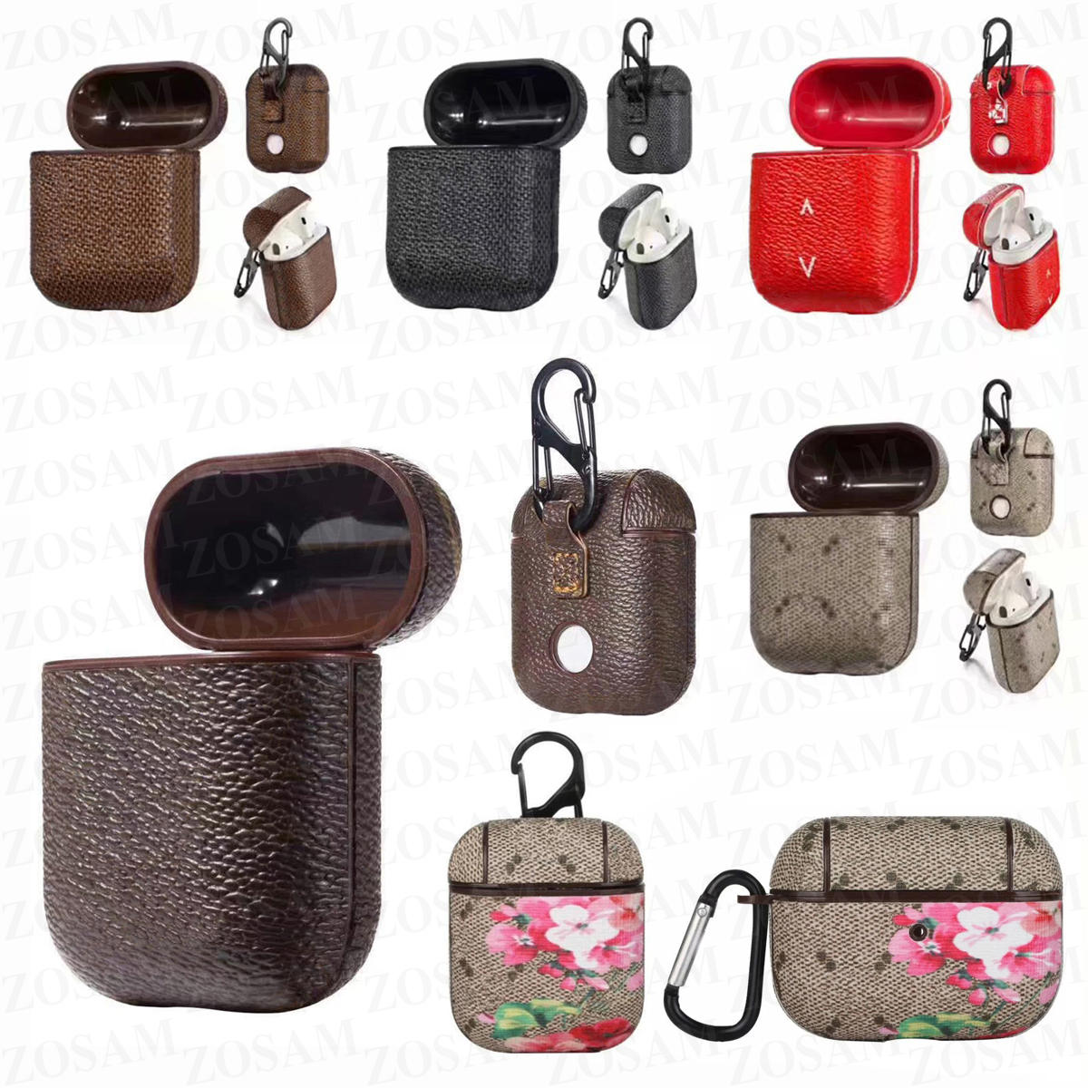 

Luxury Letter Earphone Headset Accessories Case For Apple Airpods Pro Air Pods 1 2 Airpodspro Cover Protective Headphone Charging House Storage Bag