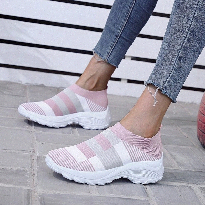 

NAUSK Mixed color sneakers ladies breath tennis shoes 2020 women's comfort vulcanized women casual flat shoes women's footwear #fC4S
