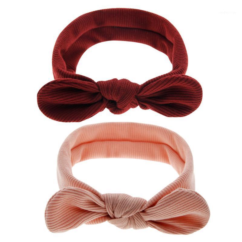 

8Pcs/Set kIds Solid Color Ears Elastic Hair Bands Baby Girls Striped Headband Bezel For Hair Wholesale Accessories1, 1(8pcs)