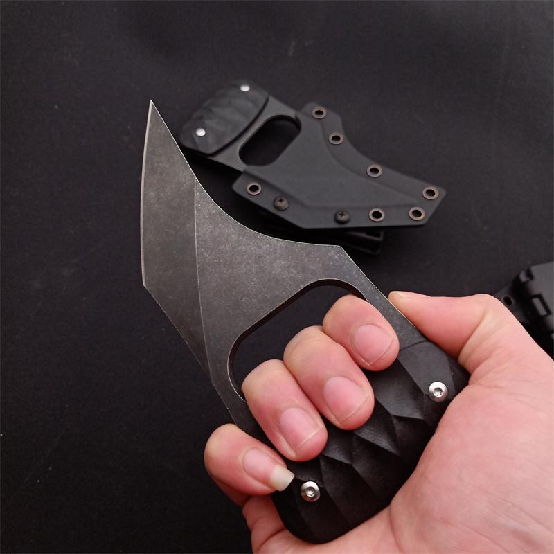 

Pro Hunter Cold Steel SRK KOBUN Survival Knife Fixed Reverse Blade 1017 Steel Knives Outdoor Camping Hiking Garden EDC Tools