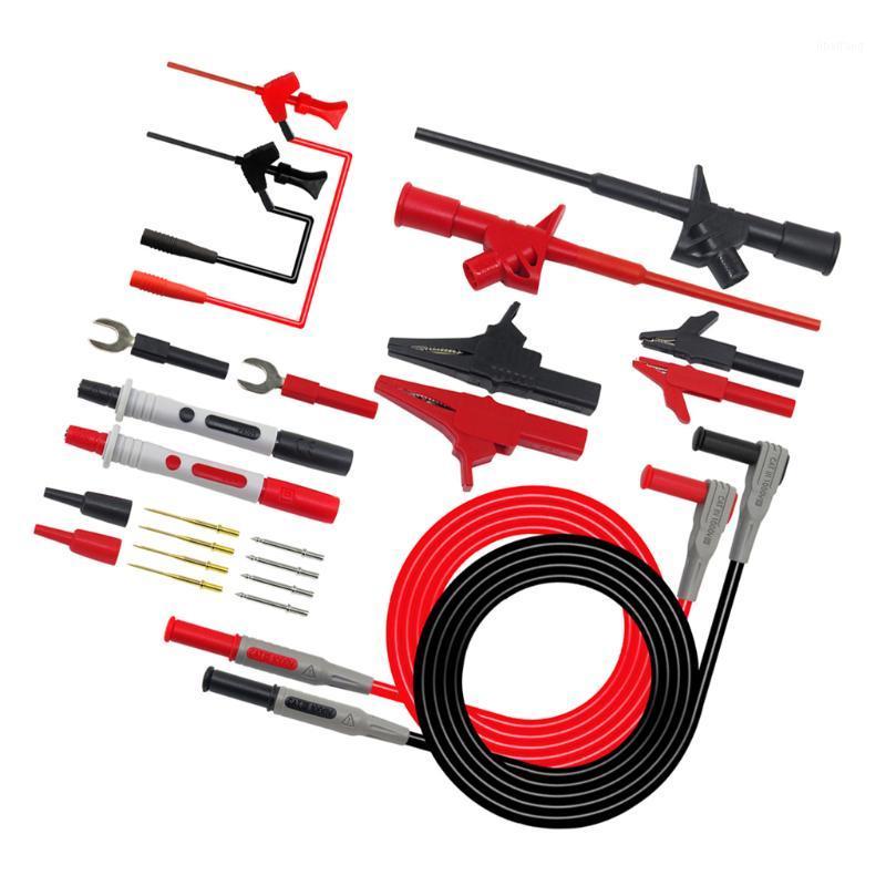 

P1300E Multimeter Probe Test Hook Kit 4mm Banana Plug Alligator Clip Test Stick1