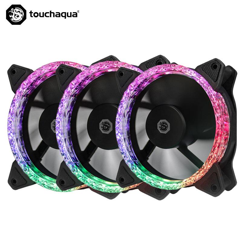 

Bitspower Touchaqua 120x120x25MM Fan 5V 3PIN DRGB Fan,12CM Cooler Master ,Air Cooling Heat Dissipation,BPTA-NTX1218D1