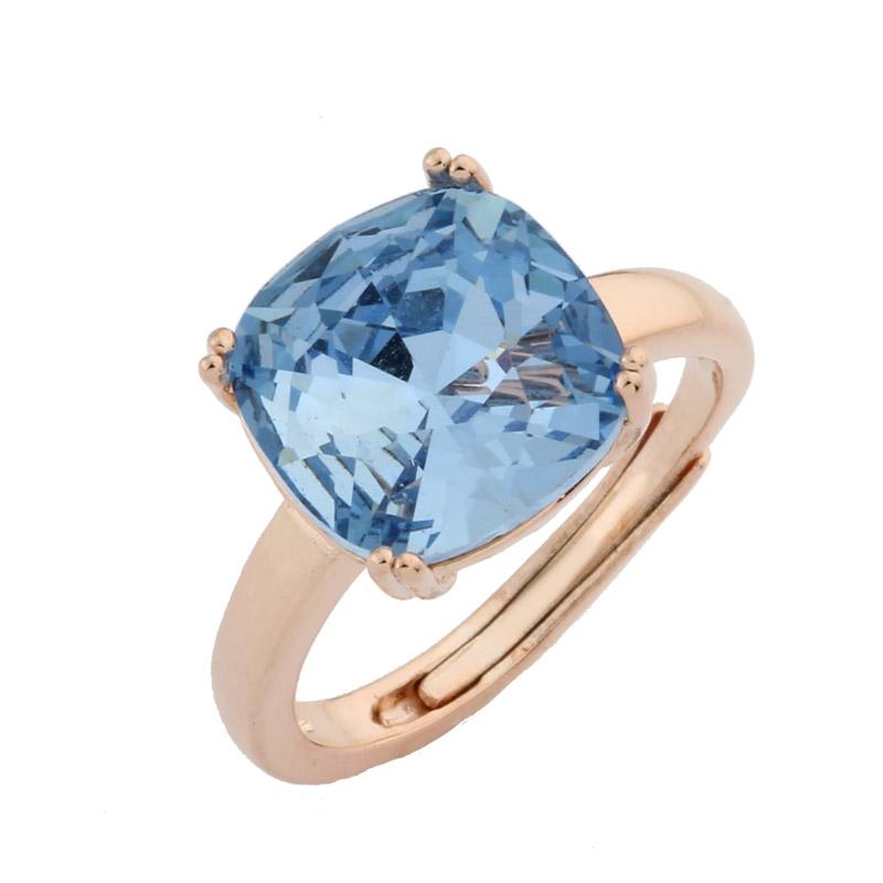 

Cluster Rings Arrived 2022 Square Shape Classic Design For Women 585 Gold Jewellery Party Wedding Ring Vintage Jewelry Gift, Golden;silver