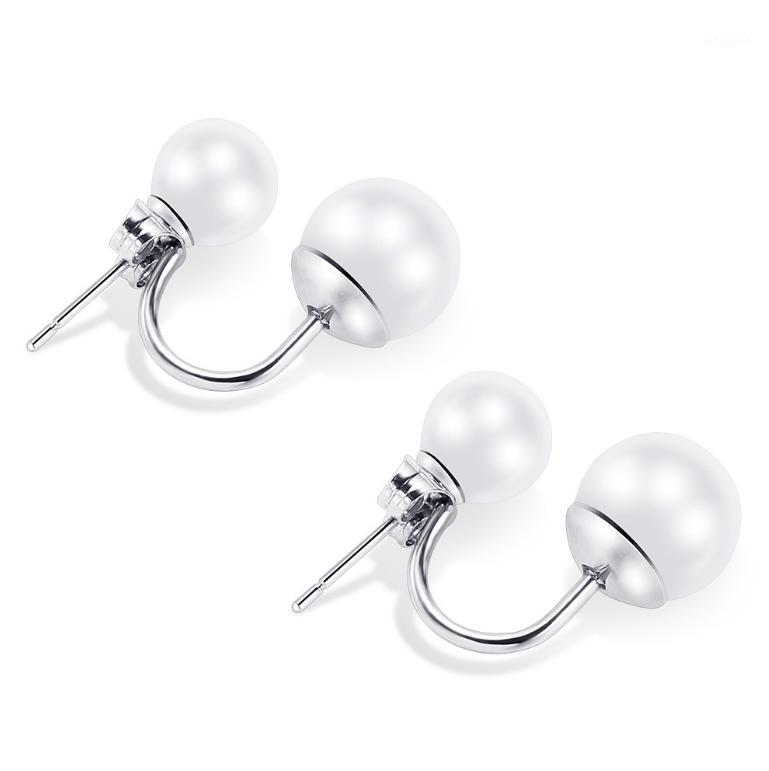 

Stud Round Pearl Style Beads Earrings Elegant Fashion Women Jewelry Girl Gifts EHK0011