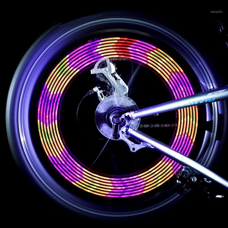 

Riding 14LED Bicycle Light 30 Picture Hot Wheels Warning Light Waterproof Decorative Spoke Lights Mountain Bike Accessories1