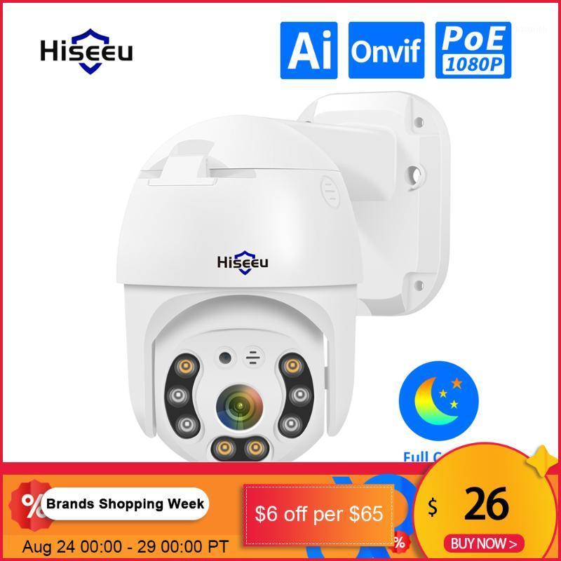 

Hiseeu H.265 1080P POE PTZ IP Camera 4X Digital ZOOM 2MP CCTV IP Camera ONVIF for POE NVR System Waterproof Outdoor 48V1