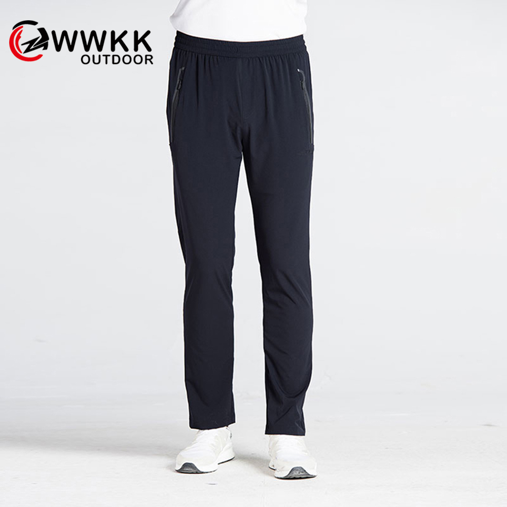

WWKK Stretch Pants Men quick-dryingCasual Loose Trousers Elastic Forc Mens Tactical Pants outdoor high quality brand male, Black