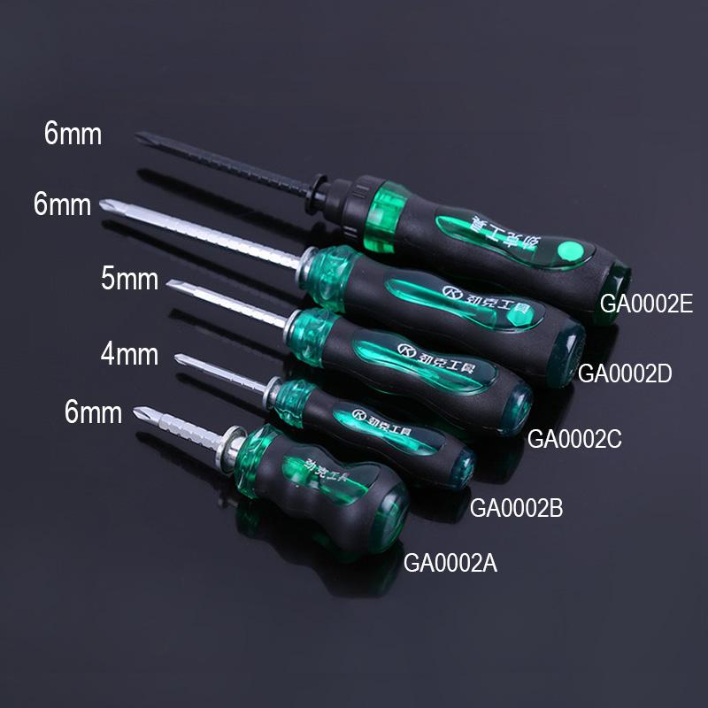 

Adjustable Ratchet Screwdriver Two-Way Slotted Slotted Elescopic Magnetic Screwdriver Bits Home Repair Tool Chrome Vanadium
