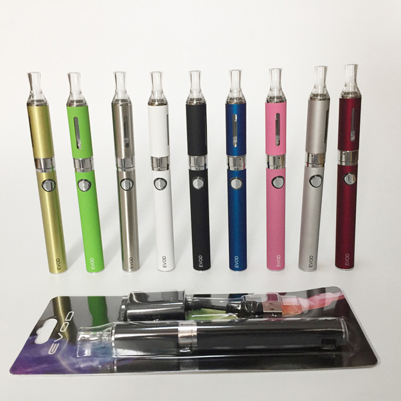 

Vape pen evod MT3 blister kit for e liquid vaporizer e cigarette starter kits 510 thread evod battery 1100mAh with usb charger 7264991