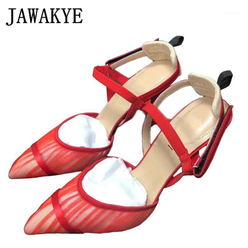 

Sexy Pointed Toe Lace High Heels Shoes Women gladiator heels Slingback ladies Shoes Red Blue Summer sandals party woman1, Black