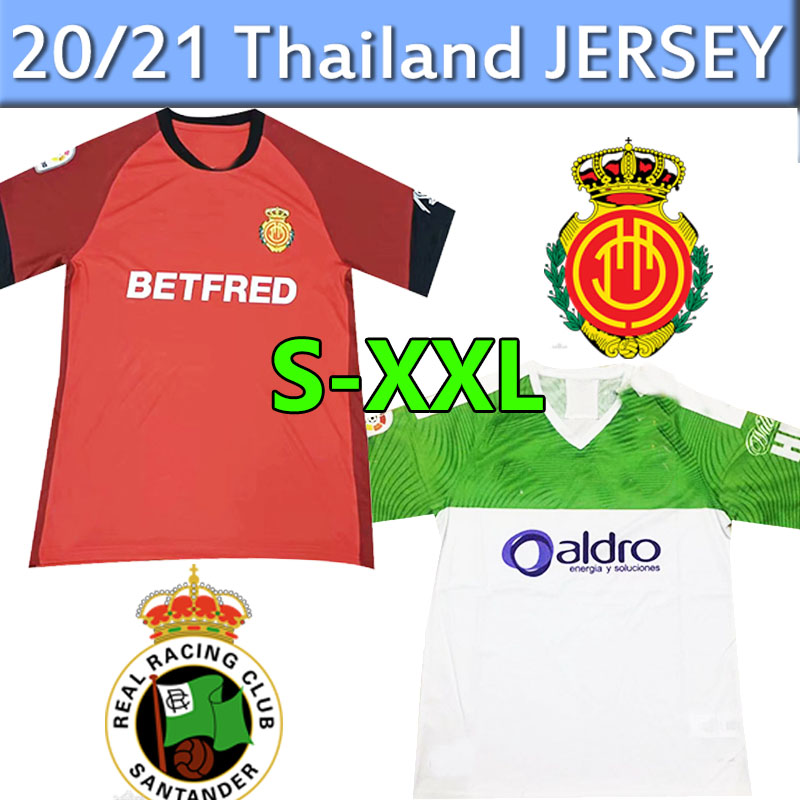 

Vaciar 2019 2020 RCD Mallorca Los Bermellones camisetas de fútbol 19 20 Racing de Santander soccer jerseys Hombres men shirts Clearance, Malueka