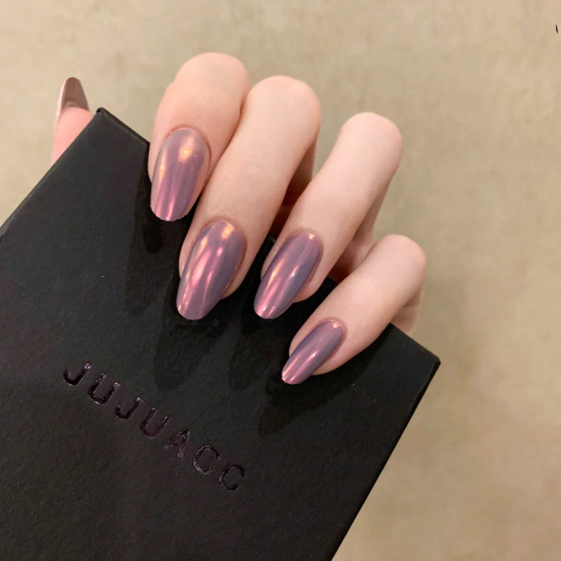 

Deep Purple Aurora Nail Patch Wear and Remove French Nail Patch Fake BY58, 145
