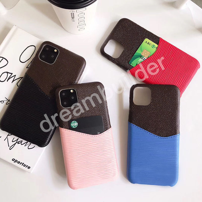 

L fashion phone Cases for iphone 12 pro max 11Pro 11ProMax 7 8 plus luxury designer cover X XS XR XSMAX 12mini with card