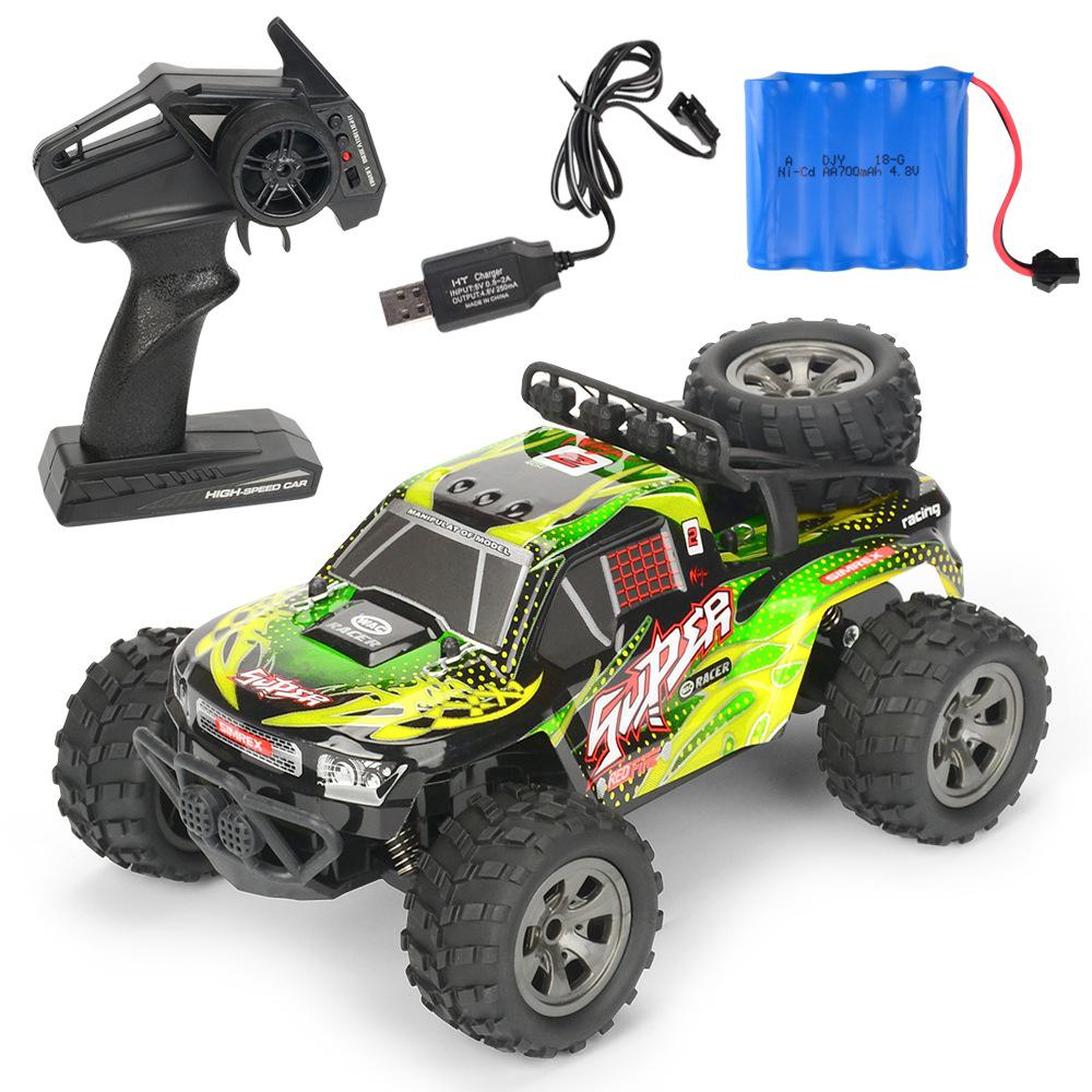 

Mini RC Car 1/18 2.4G 4CH 2WD High Speed 20KM/h Off-road Vehicle Climbing Vehicle Crawler Remote Controller Car Kids Gift Toys