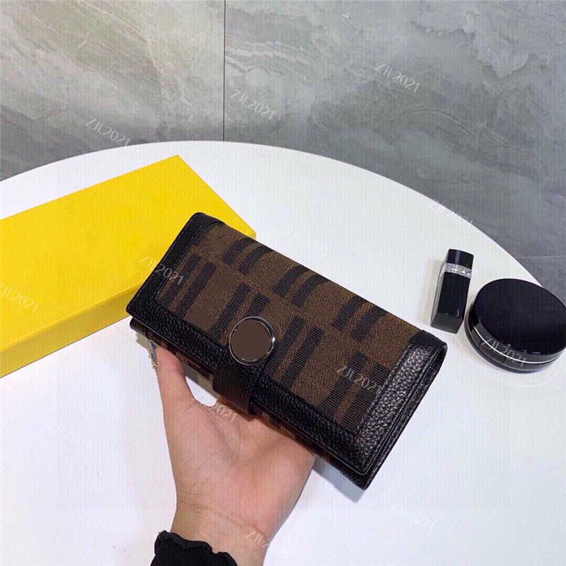 

Casual Wallets full grain cow leather Luxurys Designers fashion Bags metals long wallet return to the ancients, Box