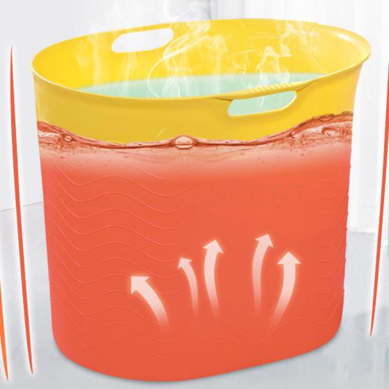 

Household Adult Soft Plastic Bath Bucket, Large And Thickened Soft Rubber Bath, Bath Bucket, Bucket For Children