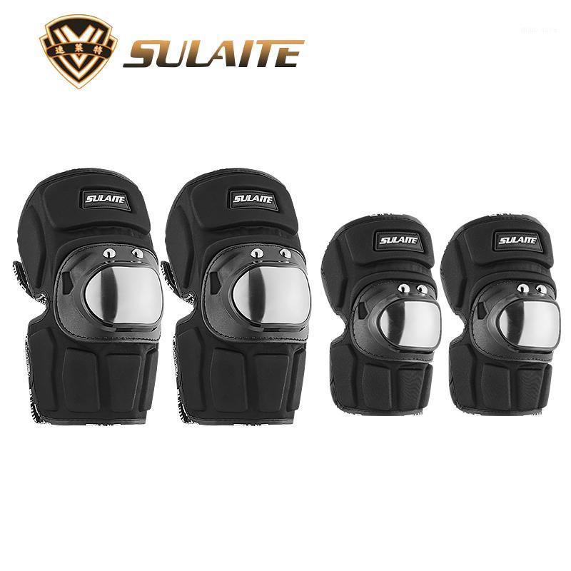 

1 Set Motorcycle Stainless Steel Knee elbow Protector Kits Motorcycle Riding Kneepads Elbow Pads1