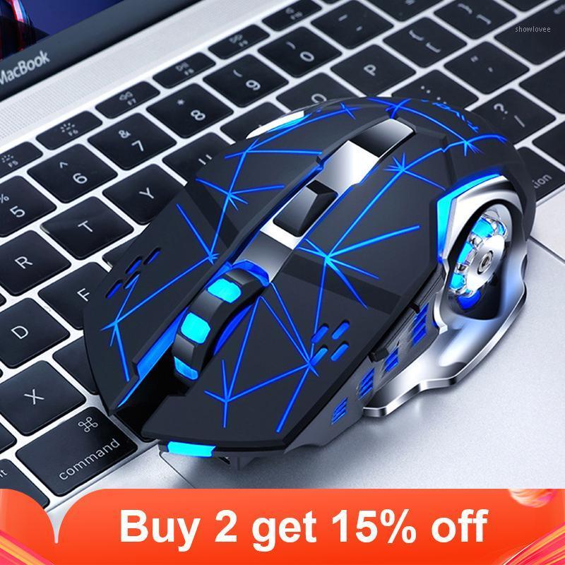 

Mice 2.4GHZ Wireless Mouse 2400DPI Rechargeable Ergonomic Optical Gamer 6 Buttons Gaming For MAC WINDOWS Laptop Desktop PC1