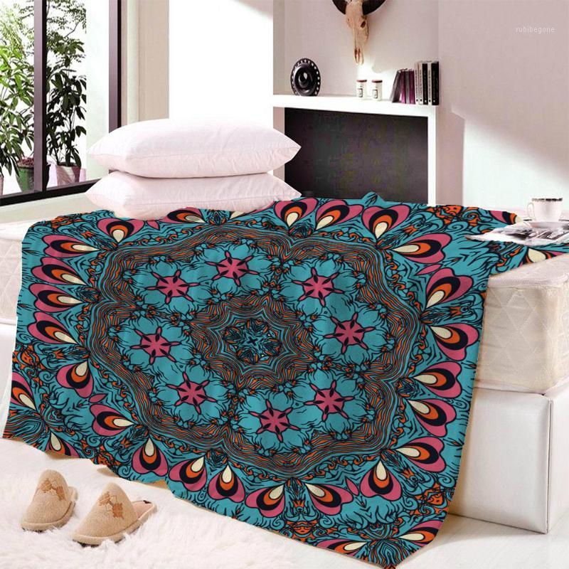 

Mandala Tarot Blanket Bedspread Cover Beach Towel Blanket Decor Hanging Carpet Bohemian Background Cloth1