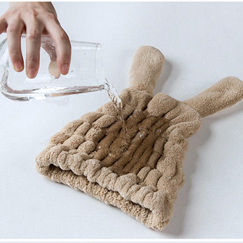 

Cartoon Super absorbent rapid drying hair towel Microfiber Turban Quickly Dry Hair Hat Wrapped Towel Bathing Cap F10151, Bw