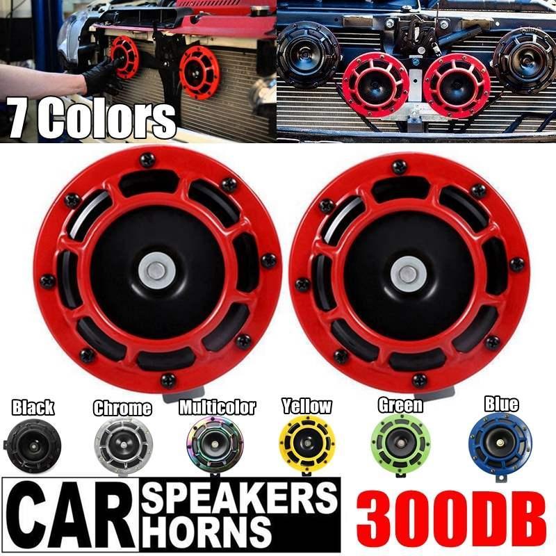

Super Loud Blast Tone Grill Mount 12V Electric Compact Car Horn 335/400HZ Motorcycle Horn High Pressure Whistle 139DB-170DB1