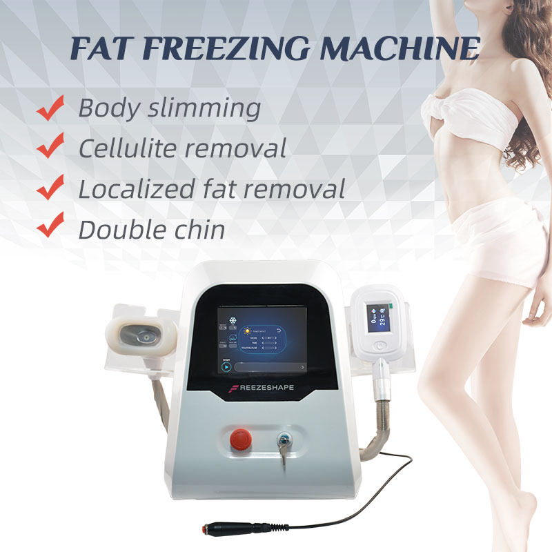 

Cryolipolysis slimming machine with cryo double chin treatment and body fat removal weight loss 4 cool handles coolsculpt equipment