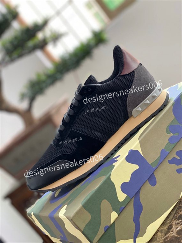 

Thunder Casual Shoes Capsule Series Camouflage Black Stylist Luxury Sneakers Rubber Low Top Platform Dress Shoes size38-46, 07