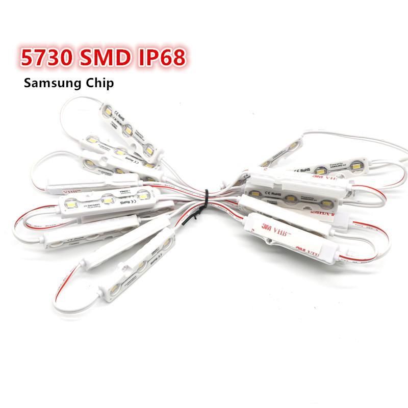 

IP68 Waterproof Korea Design Ultrasonic Technology SMD5730 3 Chips Led Module High Bright Leds Sign Led Backlights For Channel