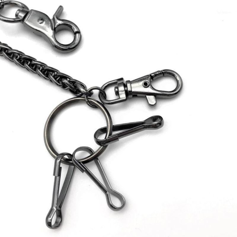

Black Metal Wallet Belt Chain Punk Hipster Pant Jean Key Chain Hip Hop Jewelry1