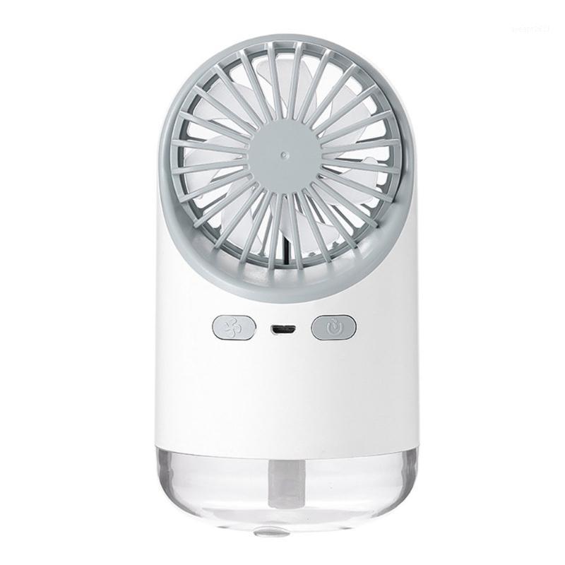 

3 in 1 multi-function humidification fan mini table mute small fan USB charging portable handheld1