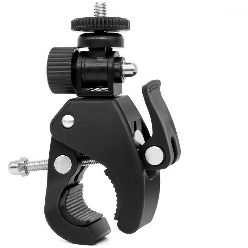 

Black Bicycle Motorcycle Handlebar Camera Mount Tripod Adapter Camera Clip Adjustable1