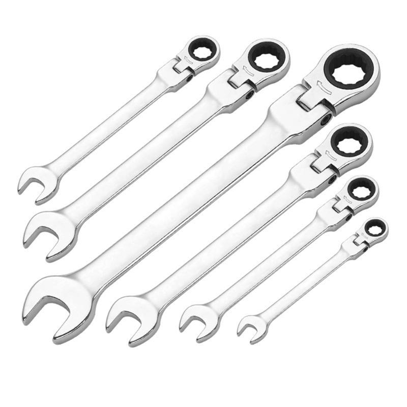 

6-24mm Flexible Head Matype Ratchet Combination Dual-use Tools Ratchet Wrench