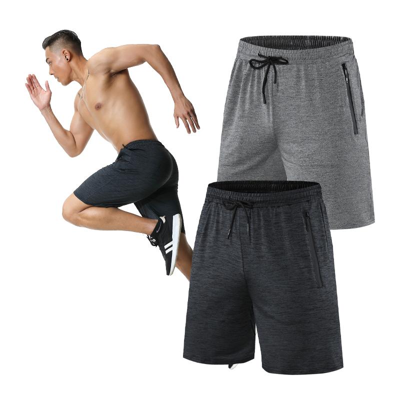 

Running Shorts Men Quick Dry Board Sport Short Fitness Breathable Training Shorts Loose Man Gym Short Pants, Light grey
