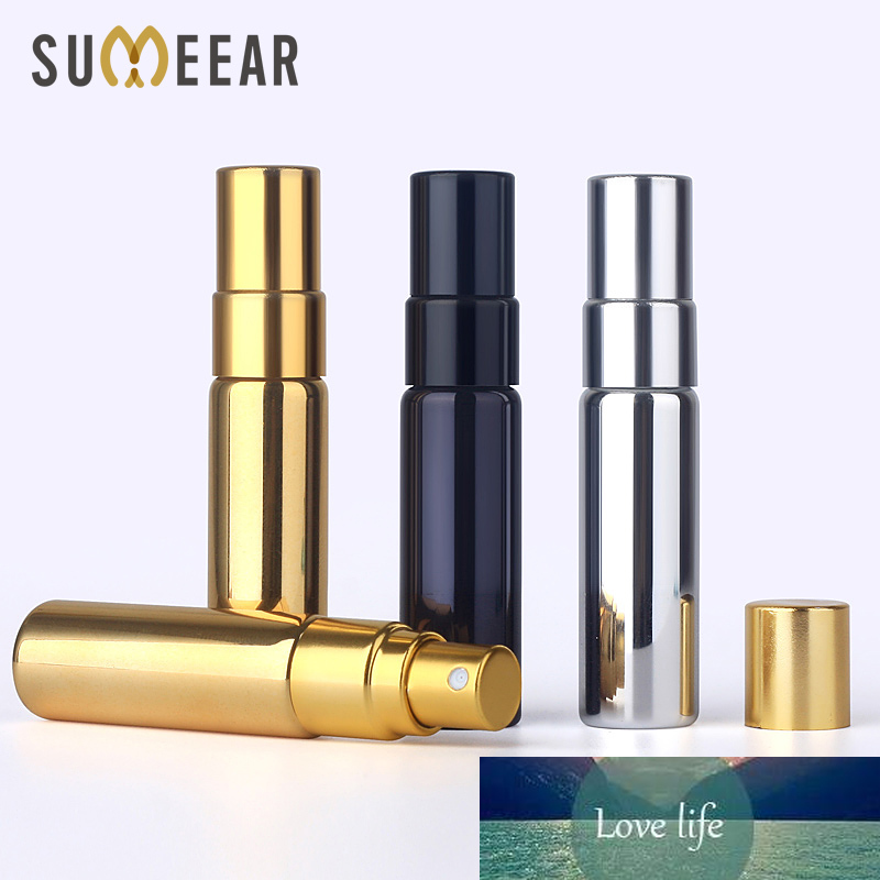 

50pieces/lot 5ml Portable Perfume Bottle Spray Sample Empty Containers Atomizer Perfume Mini Refillable Bottles